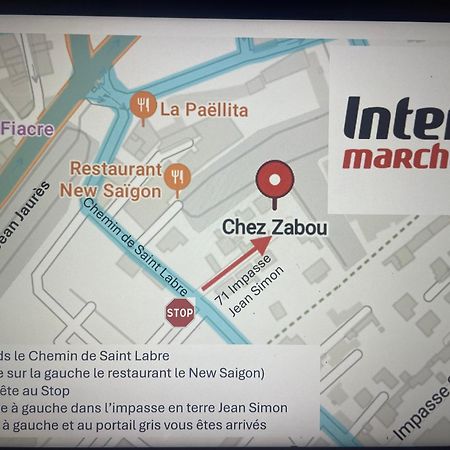 "Chambre" Chez Zabou Carpentras Eksteriør bilde